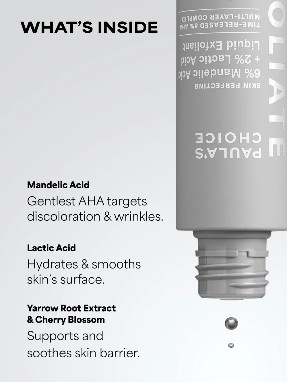 SKIN PERFECTING 6% Mandelic Acid + 2% Lactic Acid Liquid Exfoliant - Image 6