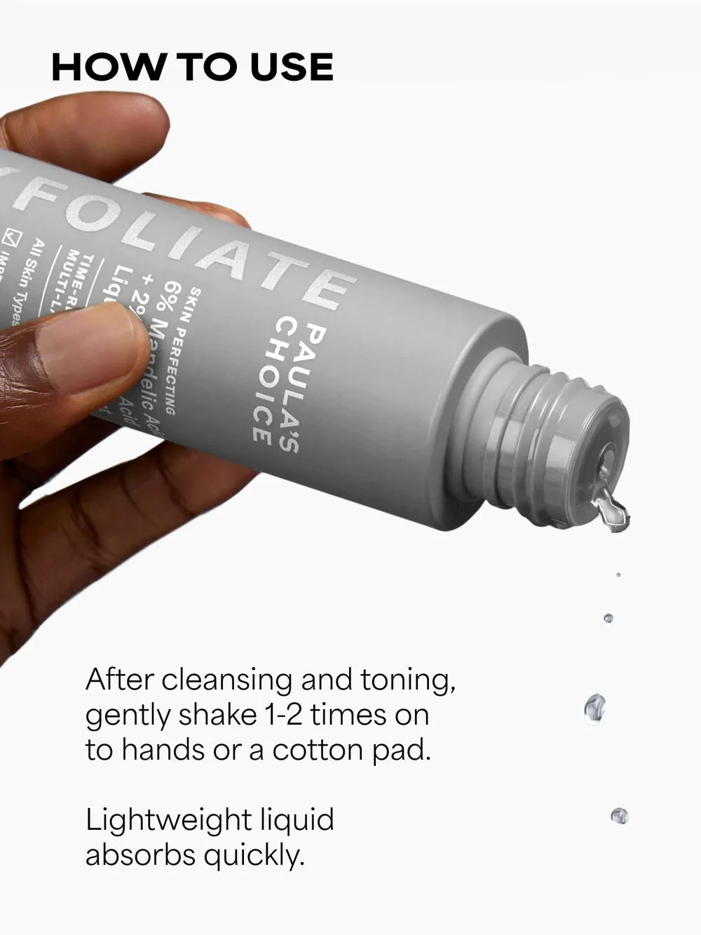 SKIN PERFECTING 6% Mandelic Acid + 2% Lactic Acid Liquid Exfoliant - Image 7