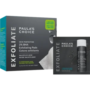 SKIN PERFECTING 2% BHA Exfoliating Toner Pads