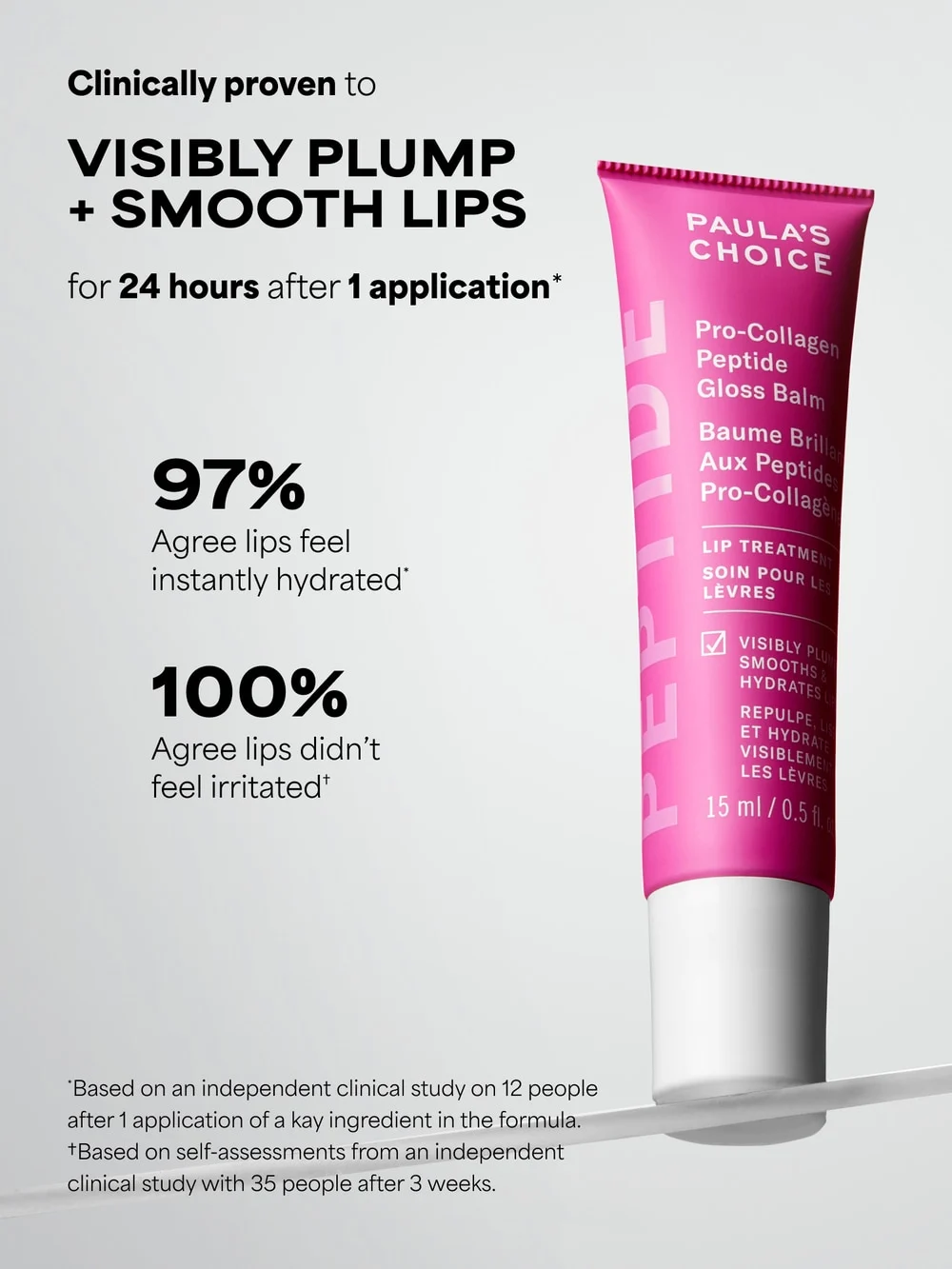 Pro-Collagen Peptide Plumping Gloss Balm Lip Treatment - Image 4